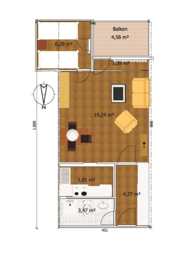 App. Kramer 10 Westerland Exterior foto